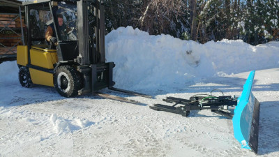 Chinook Forklift Snow Plow Forklift Plow Attachment